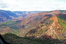 На вертолете над Кауаи. Этап 2. Великолепный каньон Ваймеа