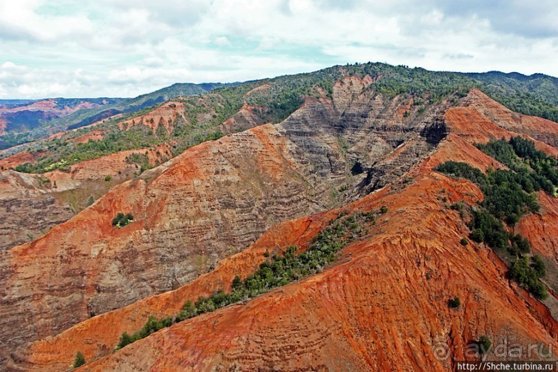 На вертолете над Кауаи. Этап 2. Великолепный каньон Ваймеа