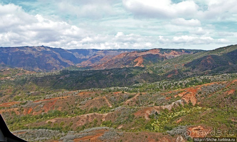 На вертолете над Кауаи. Этап 2. Великолепный каньон Ваймеа