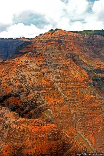 На вертолете над Кауаи. Этап 2. Великолепный каньон Ваймеа