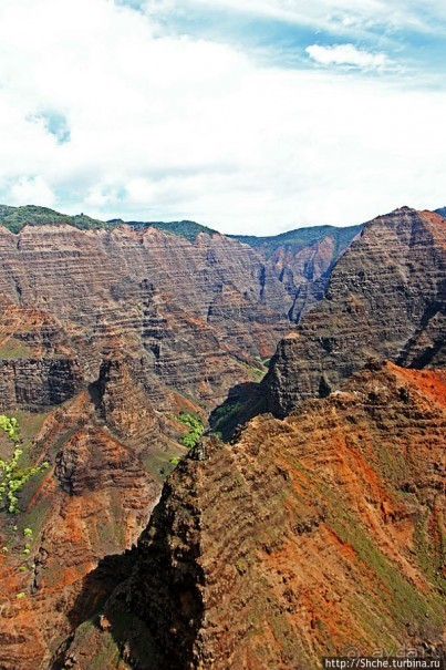 На вертолете над Кауаи. Этап 2. Великолепный каньон Ваймеа