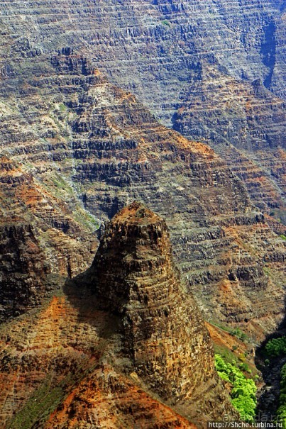 На вертолете над Кауаи. Этап 2. Великолепный каньон Ваймеа