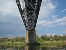 Южный Буг, водный поход, день 2. Дамба и мосты Первомайска.