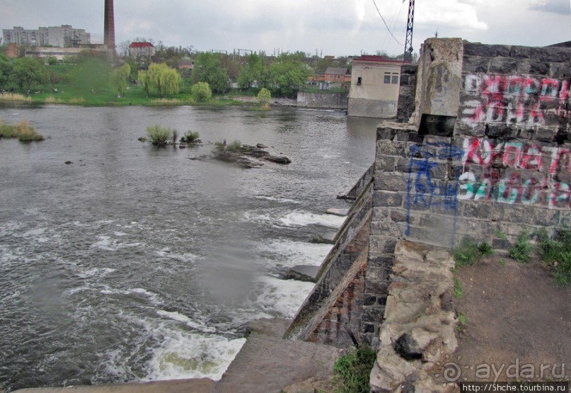 Южный Буг, водный поход, день 2. Дамба и мосты Первомайска.