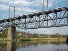 Южный Буг, водный поход, день 2. Дамба и мосты Первомайска.