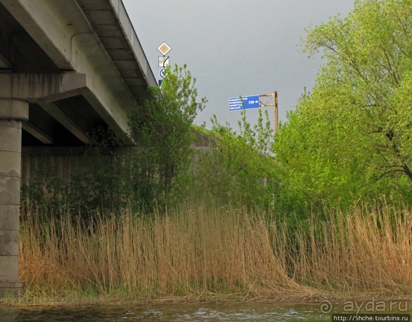 Южный Буг, водный поход, день 2. Дамба и мосты Первомайска.