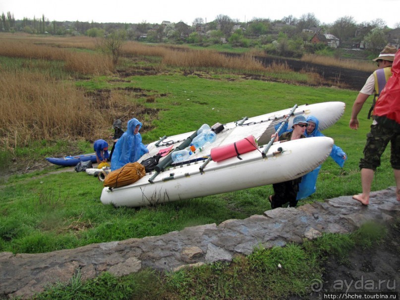 Южный Буг, водный поход, день 2. Дамба и мосты Первомайска.