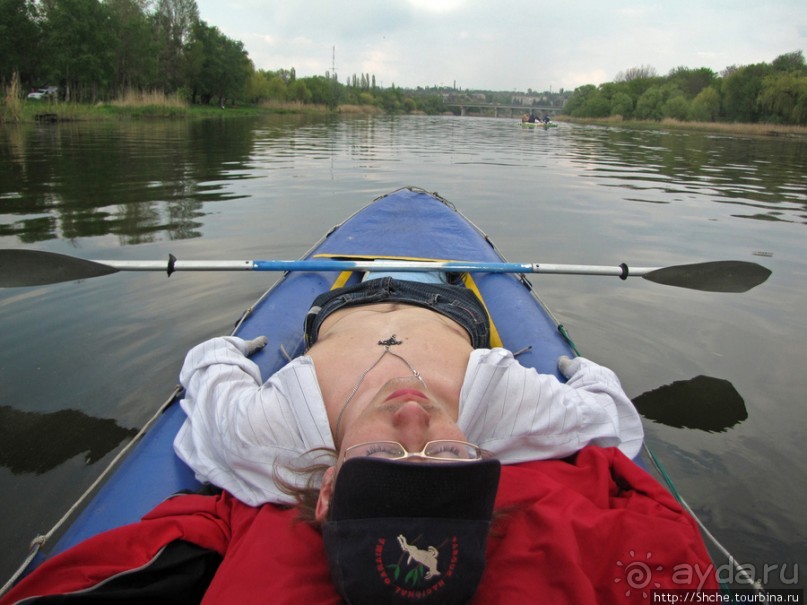 Южный Буг, водный поход, день 2. Дамба и мосты Первомайска.