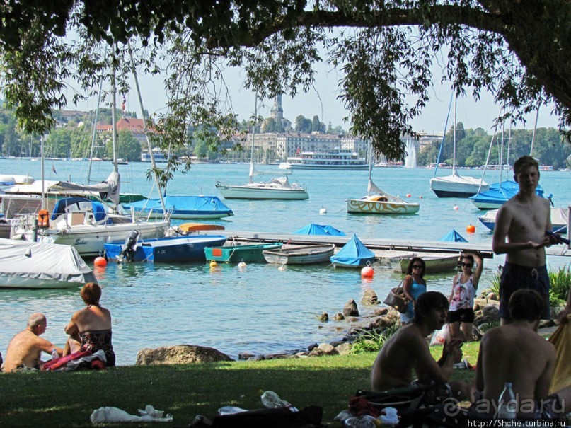 Цюрихское озеро. Берег левый, берег правый