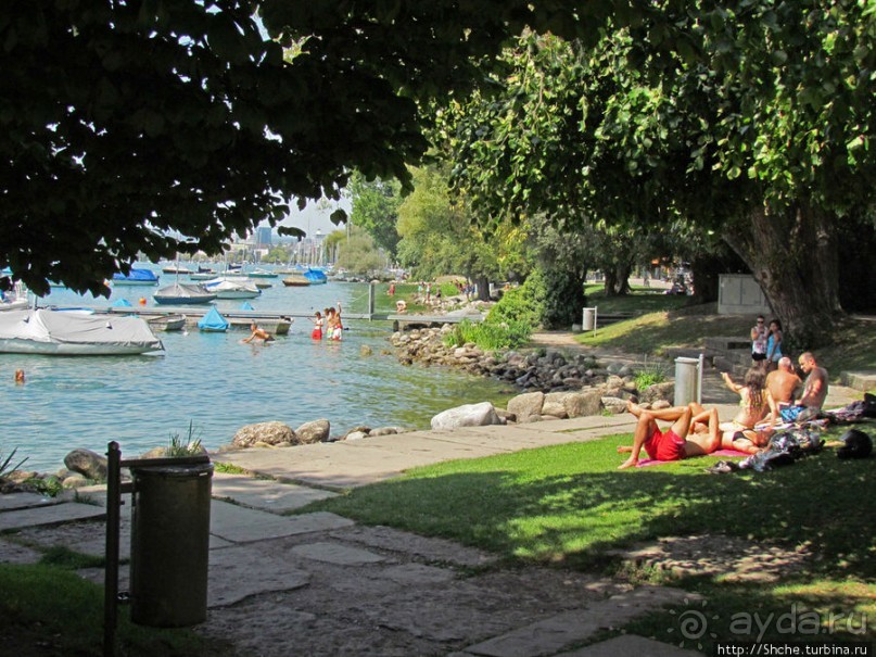 Цюрихское озеро. Берег левый, берег правый