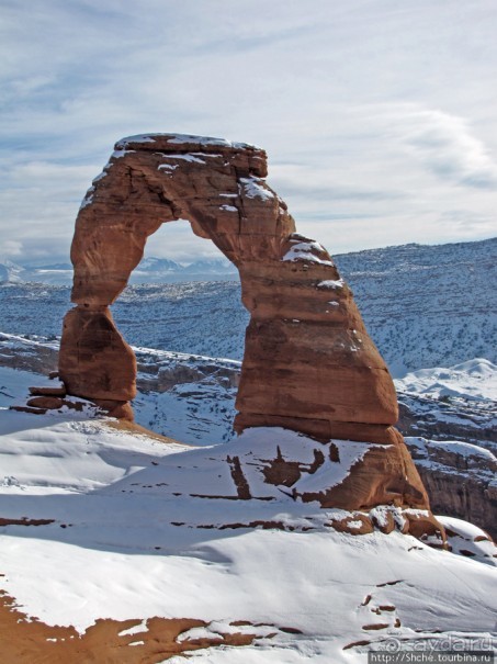 Нежная Арка - жемчужина парка Арчес, символ штата Юта.