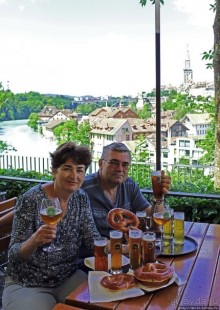 Пивная терраса на берегу Ааре: 5 видов пива и живые медведи