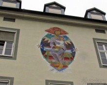 Украшения Инсбрука: мозаика, роспись, лепка