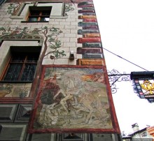 Украшения Инсбрука: мозаика, роспись, лепка