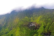 На вертолете над Кауаи. Кратер горы Ваиалеале (Wai’ale’ale)