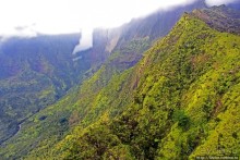 На вертолете над Кауаи. Кратер горы Ваиалеале (Wai’ale’ale)