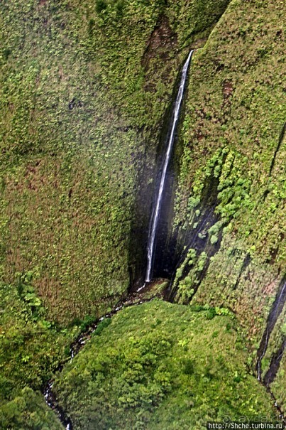На вертолете над Кауаи. Кратер горы Ваиалеале (Wai’ale’ale)