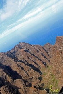 На вертолете над Кауаи. Этап 3. На Пали — берега крутых скал