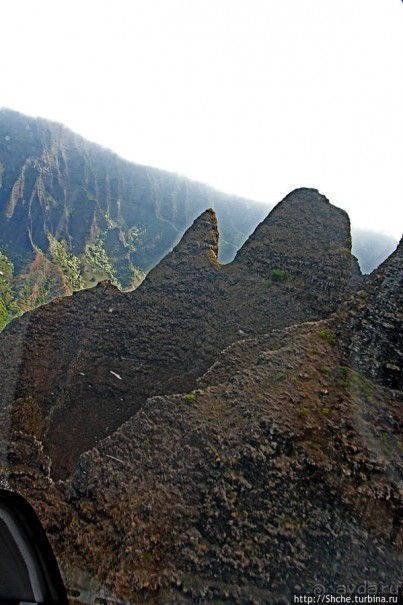 На вертолете над Кауаи. Этап 3. На Пали — берега крутых скал