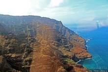 На вертолете над Кауаи. Этап 3. На Пали — берега крутых скал