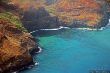 На вертолете над Кауаи. Этап 3. На Пали — берега крутых скал