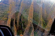 На вертолете над Кауаи. Этап 3. На Пали — берега крутых скал