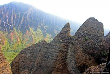 На вертолете над Кауаи. Этап 3. На Пали — берега крутых скал