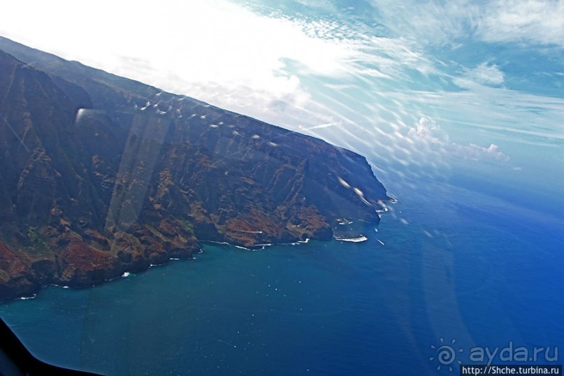 На вертолете над Кауаи. Этап 3. На Пали — берега крутых скал