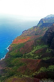 На вертолете над Кауаи. Этап 3. На Пали — берега крутых скал