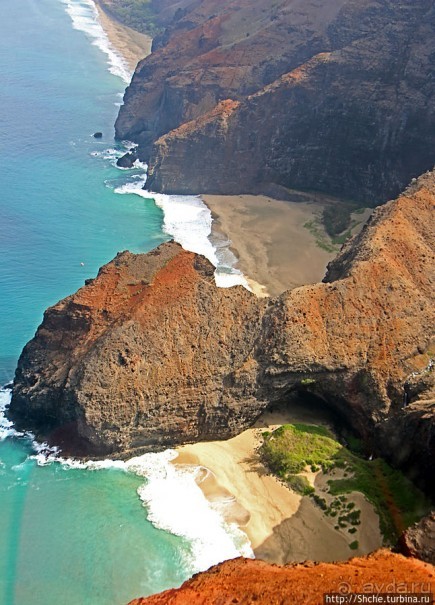 На вертолете над Кауаи. Этап 3. На Пали — берега крутых скал