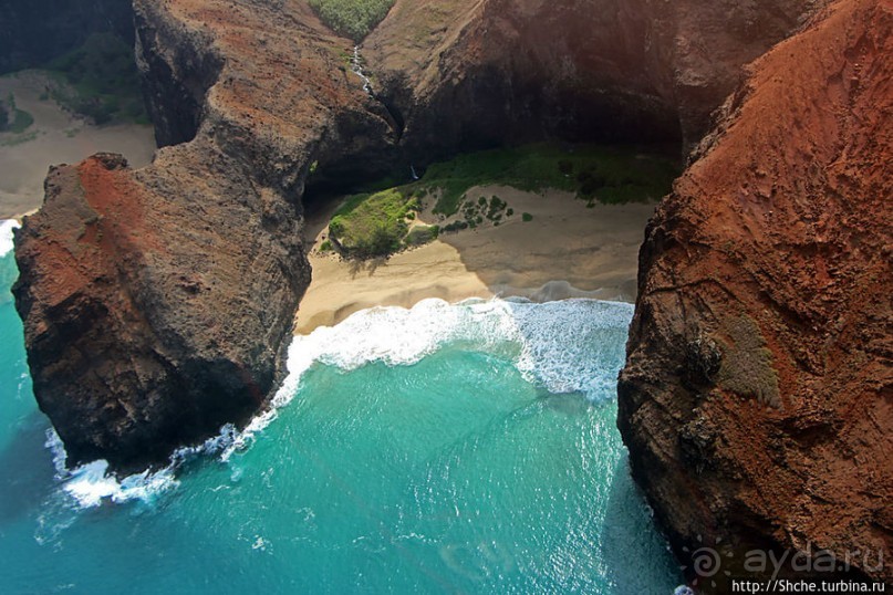 На вертолете над Кауаи. Этап 3. На Пали — берега крутых скал