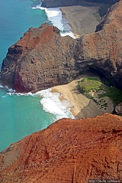 На вертолете над Кауаи. Этап 3. На Пали — берега крутых скал
