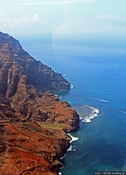 На вертолете над Кауаи. Этап 3. На Пали — берега крутых скал