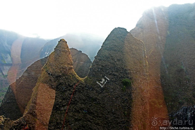 На вертолете над Кауаи. Этап 3. На Пали — берега крутых скал