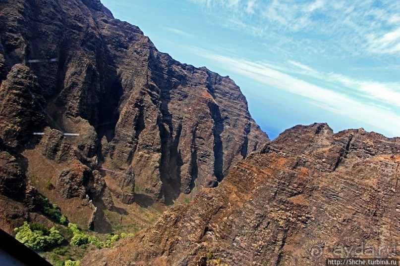 На вертолете над Кауаи. Этап 3. На Пали — берега крутых скал
