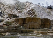 Мамонтовый источники - нижняя площадка. "Палец дьявола"