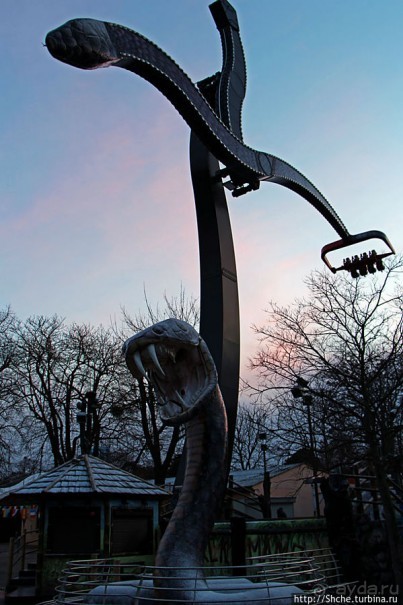 Альбом отзыва ""Спят усталые качельки, горки спят..." Парк Пратер зимой"