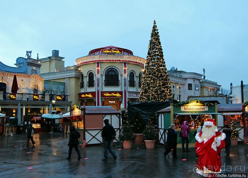 Альбом отзыва ""Спят усталые качельки, горки спят..." Парк Пратер зимой"