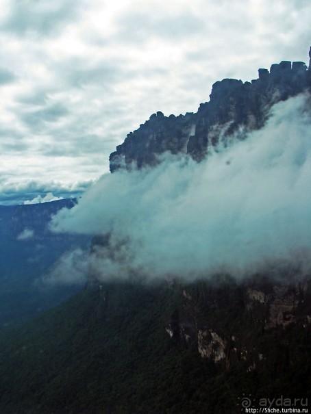 Осмотр водопада Анхель и гор нац. парка Канайма с самолета