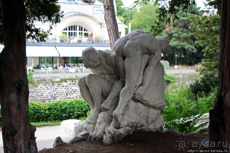 Городской парк Вены, сумерки