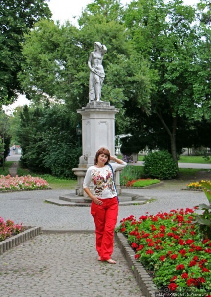 Городской парк Вены, сумерки