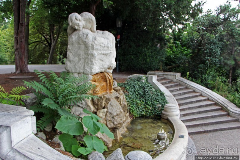 Городской парк Вены, сумерки