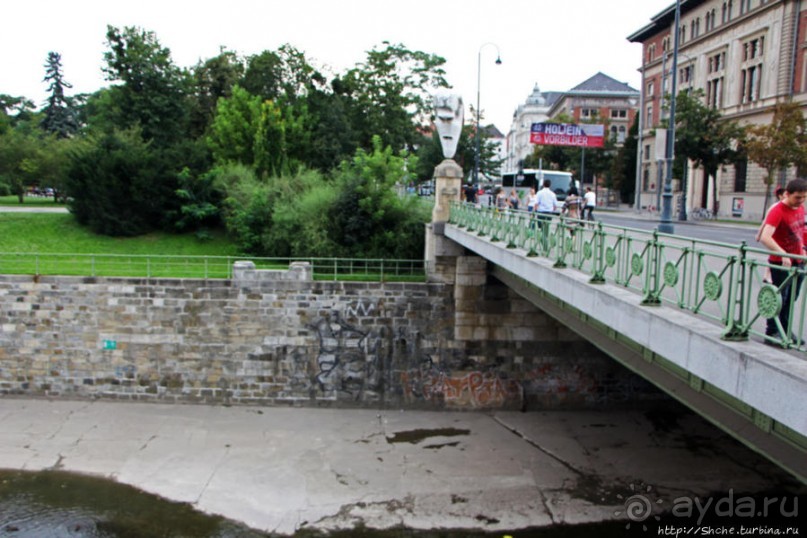 Городской парк Вены, сумерки