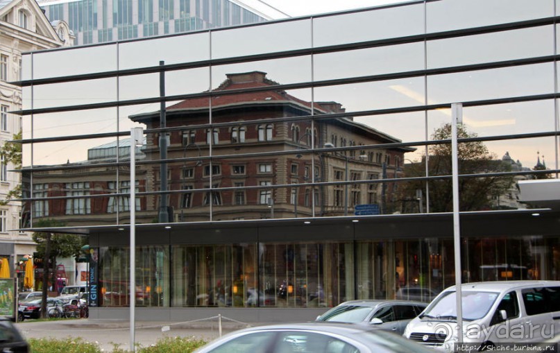 Городской парк Вены, сумерки