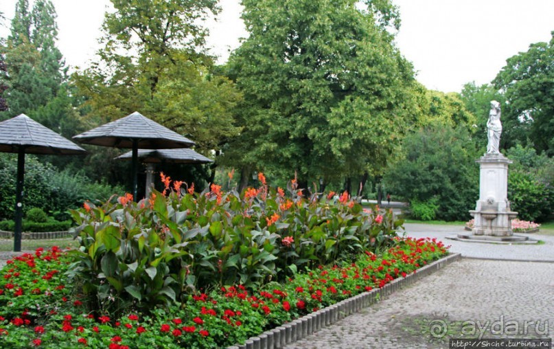 Городской парк Вены, сумерки