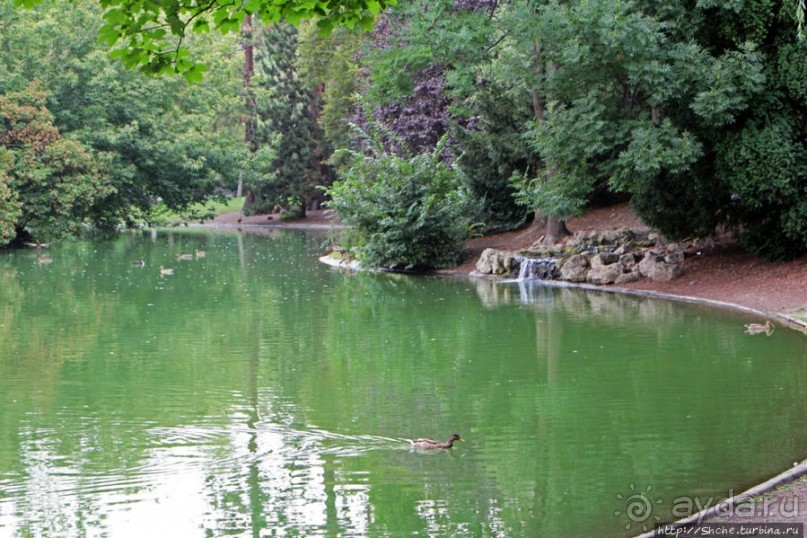 Городской парк Вены, сумерки