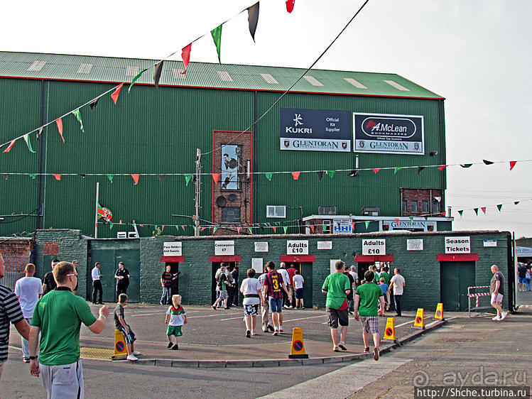 "Особенности местечкового футбола" Лига Европы в Белфасте