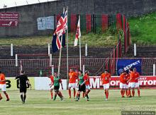 Альбом отзыва ""Особенности местечкового футбола" Лига Европы в Белфасте"