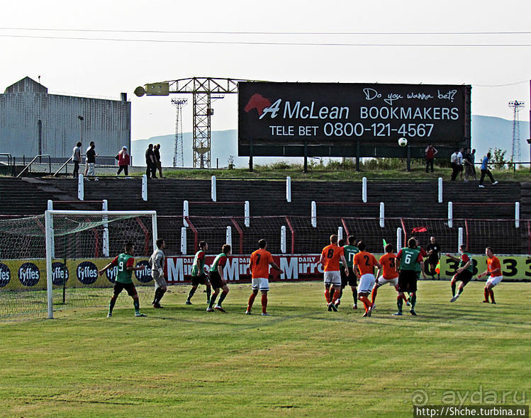 "Особенности местечкового футбола" Лига Европы в Белфасте