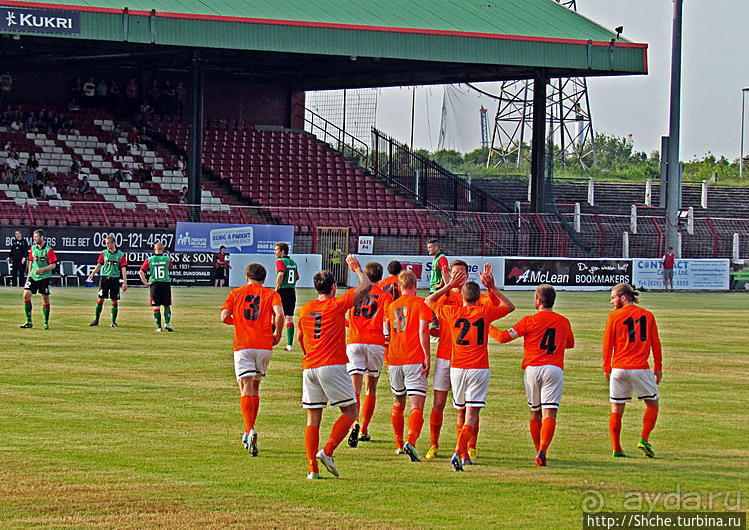 "Особенности местечкового футбола" Лига Европы в Белфасте